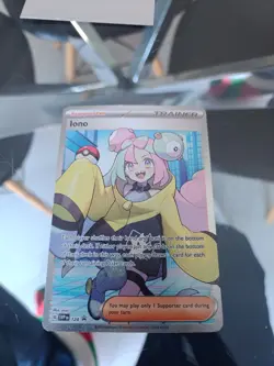 Iono SVP 124 Scarlet & Violet Pokemon TCG Full Art - Image 1