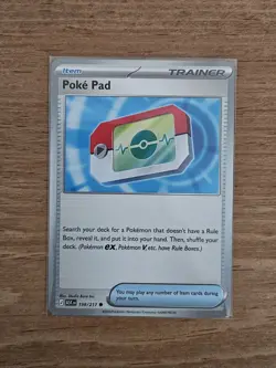 Poke Pad 198/217 Non-Holo Common Card - Pokemon Ascended Heroes Near Mint - Image 1