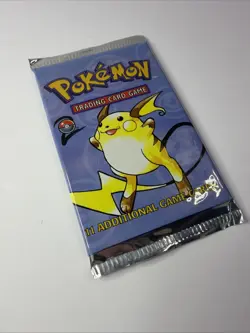 Base Set 2 - SEALED Booster Pack - Raichu Art - WOTC Pokemon TCG - Image 2