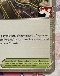 Team Rocket's Factory Holo Pokemon Prize Pack Series 8 Promo Pokemon Card NM/LP - Image 4