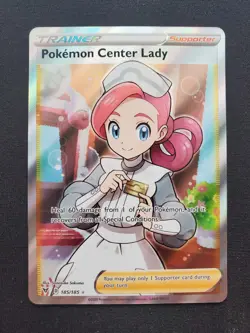 Pokemon Center Lady - 185/185 - Vivid Voltage *NM* Near Mint TCG Pokemon - Image 1