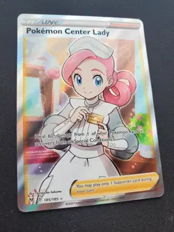 Pokemon Center Lady - 185/185 - Vivid Voltage *NM* Near Mint TCG Pokemon - Image 3