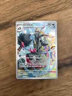 Pokemon TCG Grafaiai 223/193 Illustration Rare Paldea Evolved - Image 1