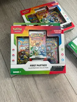 Pokemon TCG First Partner Illustration Collection Series 1 New Sealed - Image 1