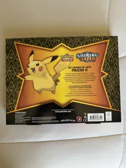 Pokemon TCG Shining Fates Pikachu V Collection Box Factory Sealed Brand New - Image 2