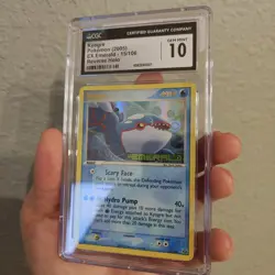 2005 Pokemon EX Emerald Reverse Holo Kyogre #15 CGC 10 GEM MINT - Image 4
