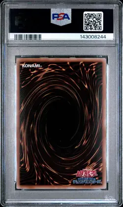 2025 SECRET RARE #JP004 DARK MAGICIAN GIRL THE MAGICIAN'S APPRENTICE PSA 9 - Image 2
