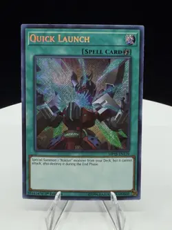 Quick Launch MP18-EN139 Secret Rare Yugioh Mega Tin Pack 1st Edition NM/M - Image 1