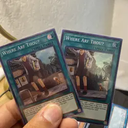 x2 Yugioh Where Arf ThouU OP13-EN010 Super Rare MINT - Image 1