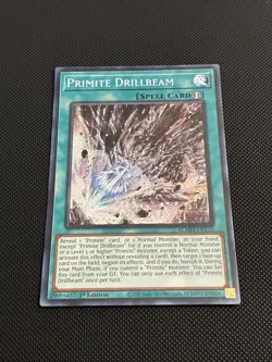 Yugioh | Primite Drillbeam (SE) BLMM-EN173 Secret Rare 1st Edition Near Mint NM - Image 1