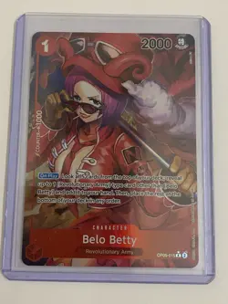 2023 One Piece—Belo Betty #OP05-015 Awakening of the New Era—Rare Foil [Alt Art] - Image 1