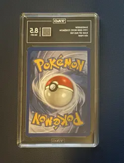 Sandshrew 62/102 Base Set Pokemon Card 1999-2000 4th Print TAG 8.5 - Image 2