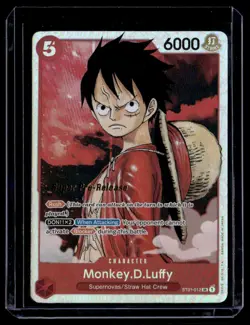 One Piece CCG - Monkey D Luffy - ST01-012 - Super Pre-Release Super Rare x3 - Image 2