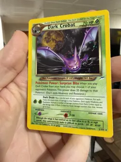 Dark Crobat 2/105 - Pokemon TCG Neo Destiny Holo Rare Card WOTC LP - Image 4