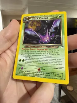 Dark Crobat 2/105 - Pokemon TCG Neo Destiny Holo Rare Card WOTC LP - Image 5