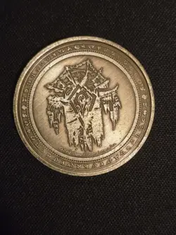 World of Warcraft TCG Schiedsrichter Munze, Wow Trading Card Game Referee Coin - Image 2