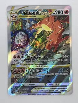 Pokemon TCG Charizard VSTAR SWSH262 SWSH Black Star Promo Holo Card - Image 1