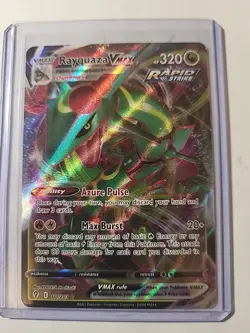 2021 Pokemon Card Rayquaza Vmax Ultra Rare 111 - Image 1