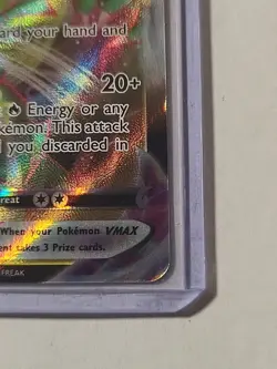 2021 Pokemon Card Rayquaza Vmax Ultra Rare 111 - Image 4