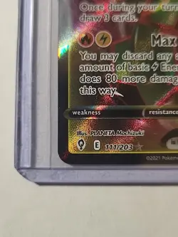 2021 Pokemon Card Rayquaza Vmax Ultra Rare 111 - Image 5