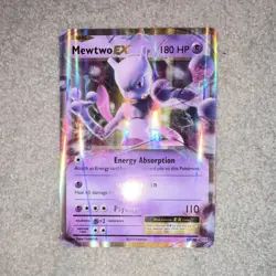 Pokemon Mewtwo EX Ultra Rare Evolutions Holo Oversized Card 52/108 2016 - Image 1