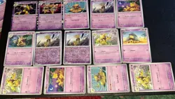 Abra Kadabra & Alakazam Pokemon TCG Mixed Card Bundle NM - Image 2