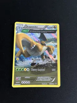Holo Dragonite 52/108 EXC Pokemon Cards Vintage Holo Rare Full Art - Image 1