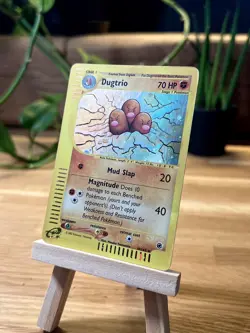 Dugtrio 10/65 Expedition Base Set E-Series Holo Rare Vintage Pokemon Card 2002 - Image 4