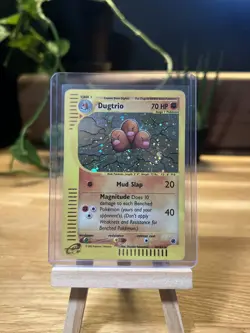 Dugtrio 10/65 Expedition Base Set E-Series Holo Rare Vintage Pokemon Card 2002 - Image 5