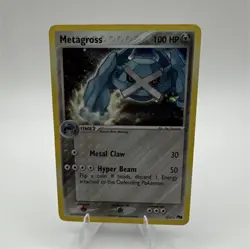 Pokemon Metagross 2/17 POP Series 1 Holo Rare Stage 2 Card 100HP 2006 - Image 2