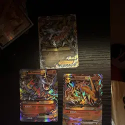 Pokemon TCG EX Holo Card Lot Charizard M Charizard EX 3 Cards - Image 1
