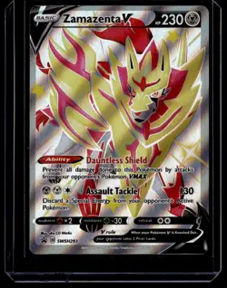 Zamazenta V Shiny SWSH293 Promo English Pokemon Card NM - Image 1