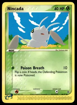 Nincada 66/97 Dragon Common English Pokemon Card - Image 1