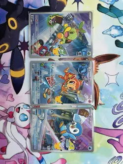 Pokemon TCG Holo Lot - 3 Basic Cards Featuring Turtwig, Chimchar, Piplup - Image 1