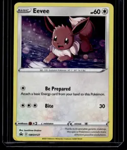 Eevee SWSH127 Cosmos Holo Promo English Pokemon Card - Image 1