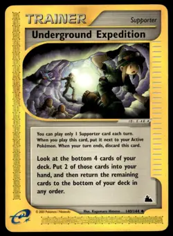 Underground Expedition 140/144 Skyridge Pokemon Card WoTC E-Reader - Image 1