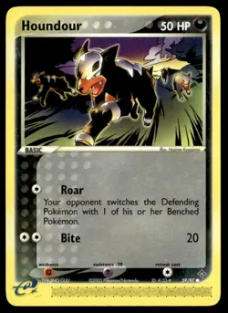 Houndour 59/97 Dragon Common English Pokemon Card - Image 1