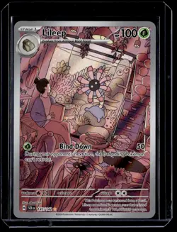 Lileep 145/142 Stellar Crown Pokemon Card 2024 NM - Image 1