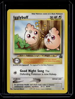 Igglybuff 36/53 WoTC Promo English Pokemon Card - Image 1