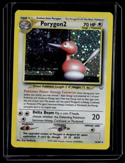 Porygon2 12/64 Neo Revelation Holo Rare English Pokemon Card - Image 1