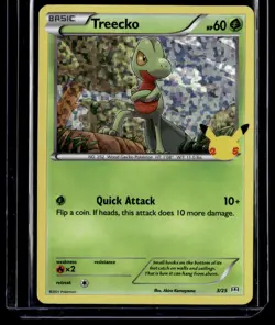Treecko 003/025 McDonald's 25th Anniversary Promos English Pokemon Card - Image 1