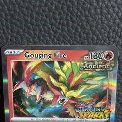 Pokemon TCG Gouging Fire 151 SVP Prerelease Holo Stamped Black Star Promo - Image 2