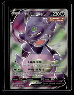 Galarian Slowking V Full Art 178/198 Chilling Reign English Pokemon Card - Image 1