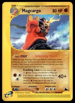 Magcargo 018/144 Skyridge Pokemon Card WoTC E-Reader - Image 1