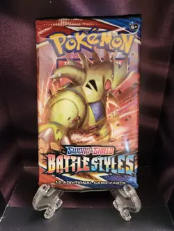 Pokemon Battle Styles Booster Pack ART SET: 4 PACKS!! - Image 2