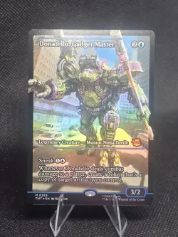 Donatello, Gadget Master (Showcase) M Teenage MN Turtles TMT 0283 Foil NM - Image 1