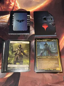 Commander Warhammer 40k Deck Complete Nm Forces Of The Imperium - Image 1