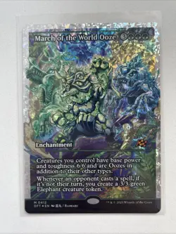 March of the World Ooze - Fracture Foil - Aetherdrift MTG Magic - English - Image 1