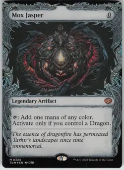 MTG TCG Mox Jasper (Showcase) M Tarkir: Dragonstorm 325 - Image 1