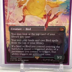 Traveling Chocobo (Borderless) Final Fantasy Magic The Gathering! - Image 3